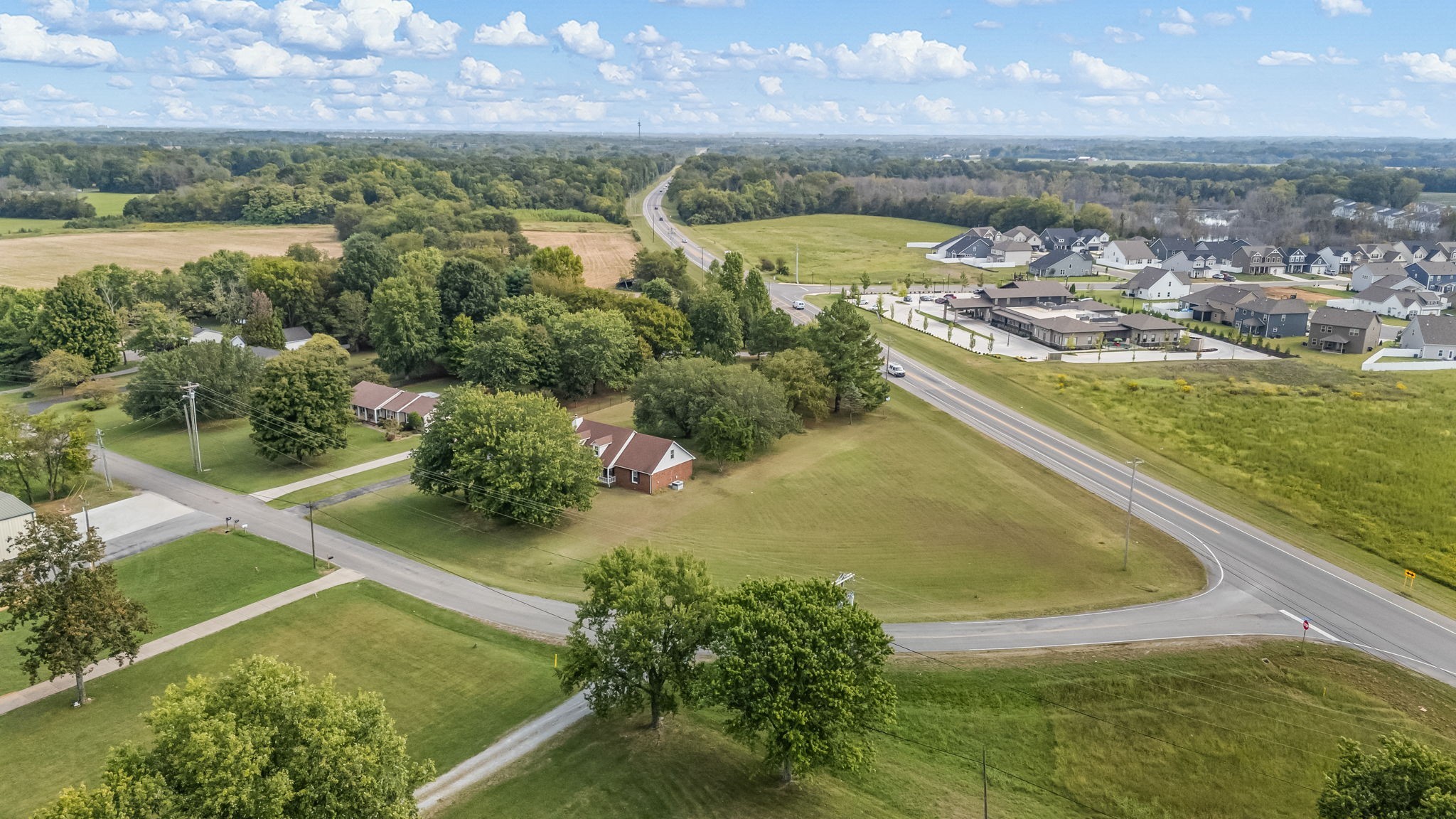 5665 Old Salem Road Rockvale, TN 37153 - Photo 10 of 41 an aerial view of residential houses with outdoor space and lake view