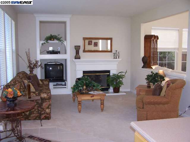 103 Pearlgrass Court San Ramon, CA 94582 - Photo 4 of 8 a living room with furniture and a fireplace