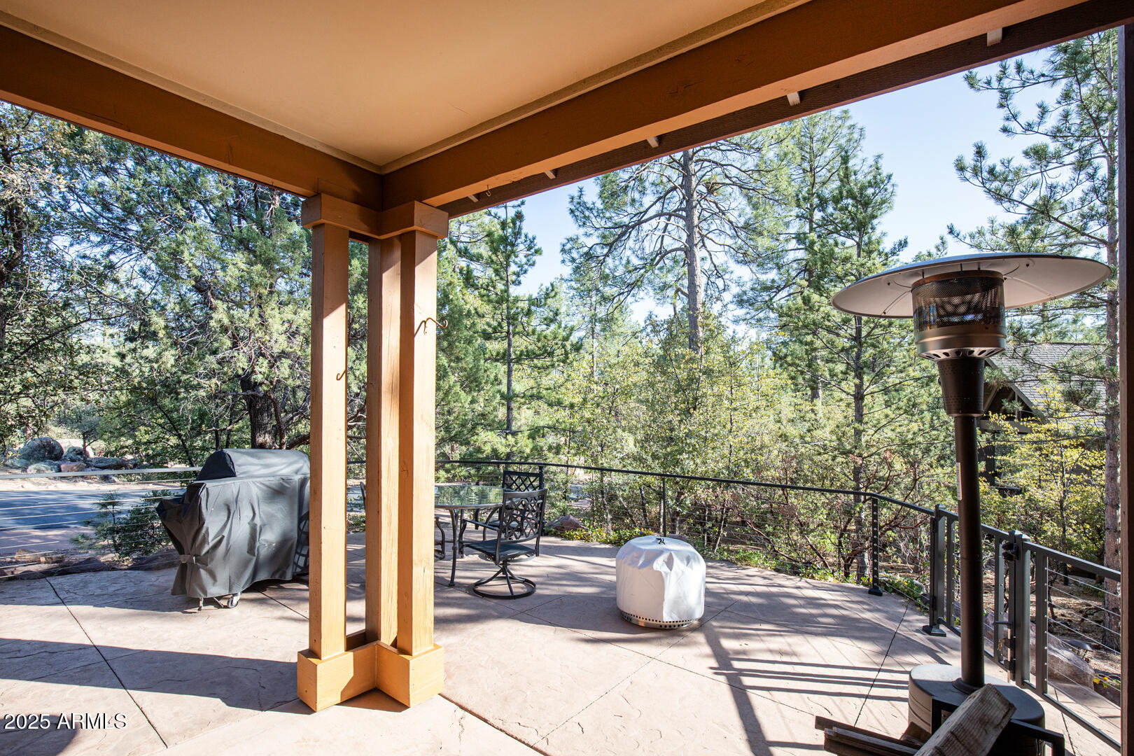 500 North Grapevine Drive Payson, AZ 85541 - Photo 19 of 55 a view of a floor to ceiling window and wooden floor