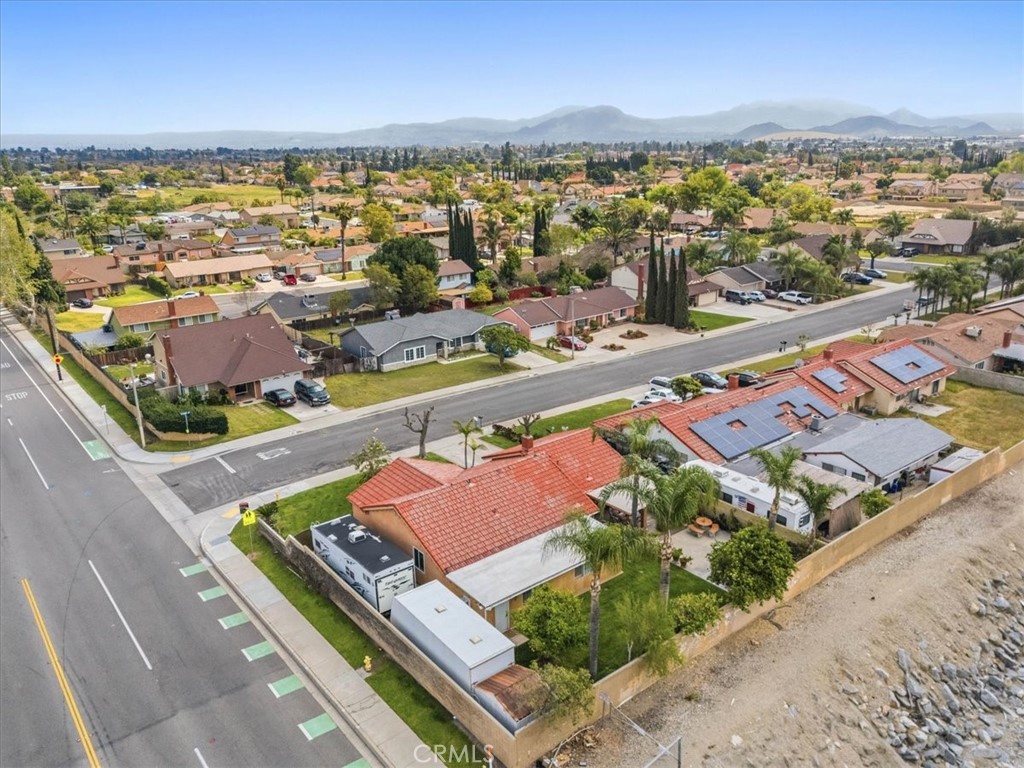 506 South Althea Avenue Rialto, CA 92376 - Photo 36 of 36 an aerial view of residential houses with outdoor space