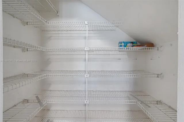 a close up view of racks on the wall