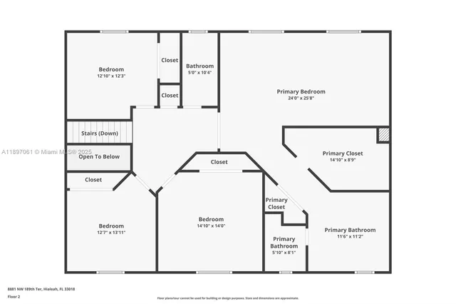 $4,190 | 8881 Northwest 189th Terrace, Hialeah, FL 33018