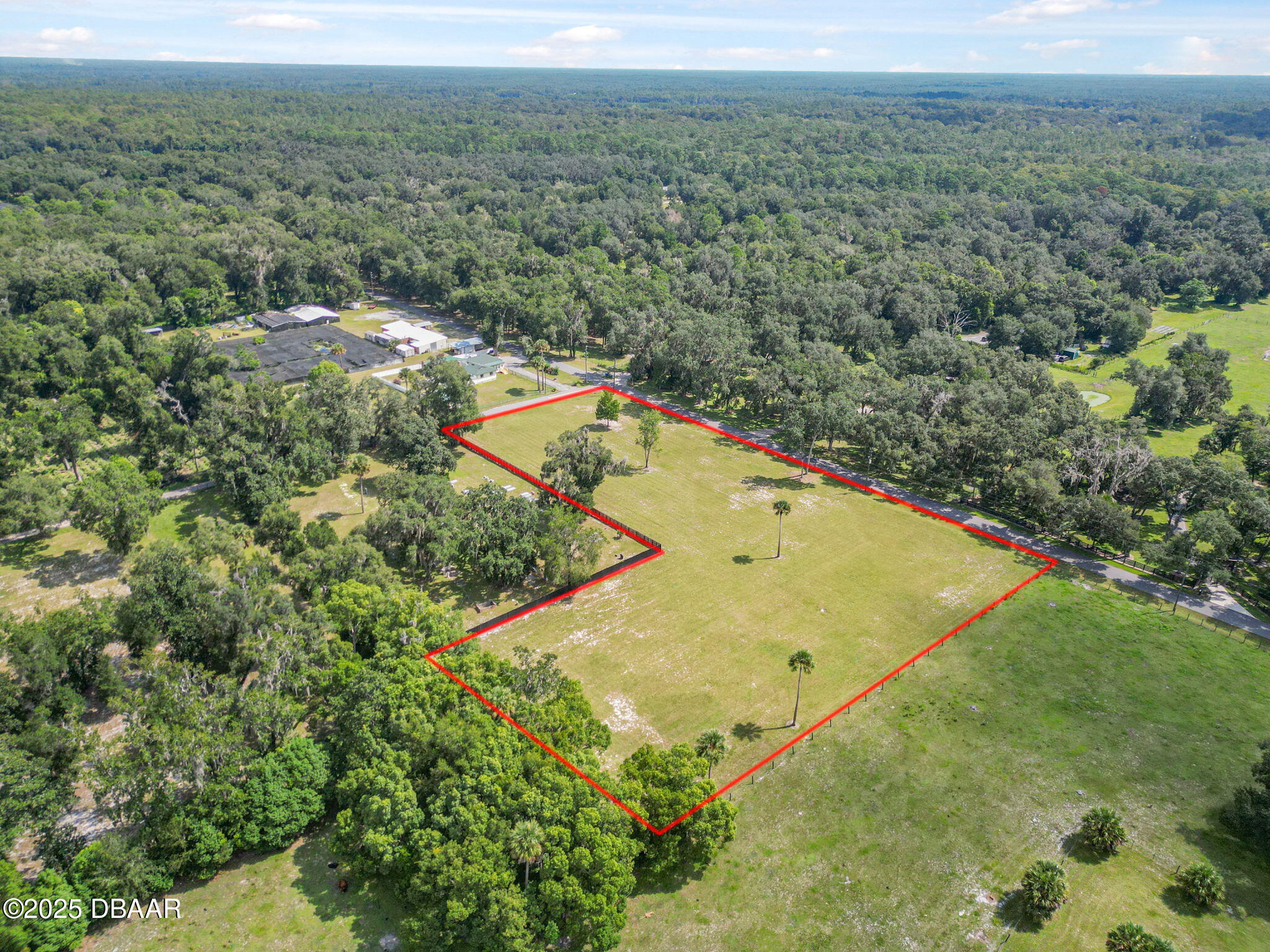 1340 Church Street Pierson, FL 32180 - Photo 6 of 13 a view of a back yard from a balcony