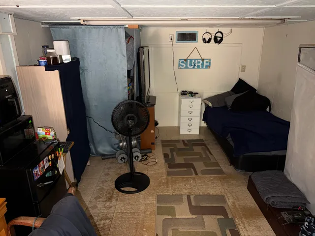 a view of water heater room