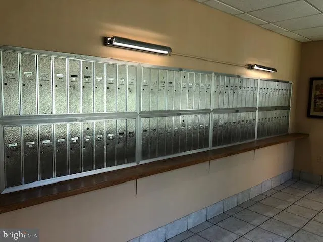 a view of a park with slide