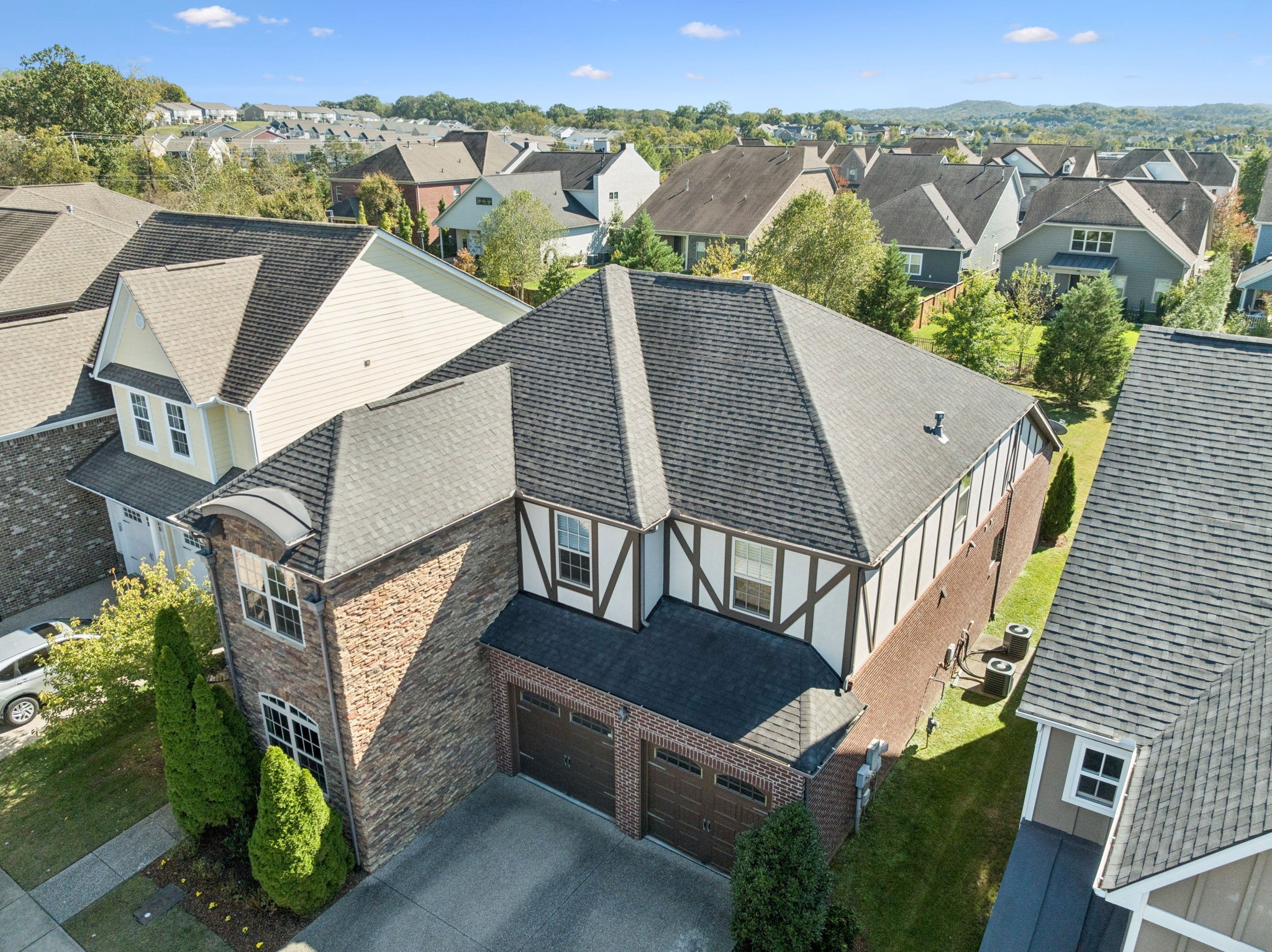 1009 Swanson Lane Franklin, TN 37064 - Photo 68 of 84 an aerial view of a house with a yard
