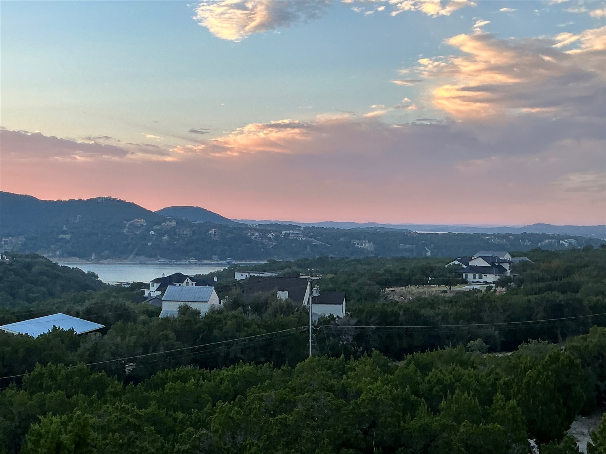 17644 West Reed Park Road Jonestown, TX 78645 - Photo 34 of 36 a view of lake and mountain view