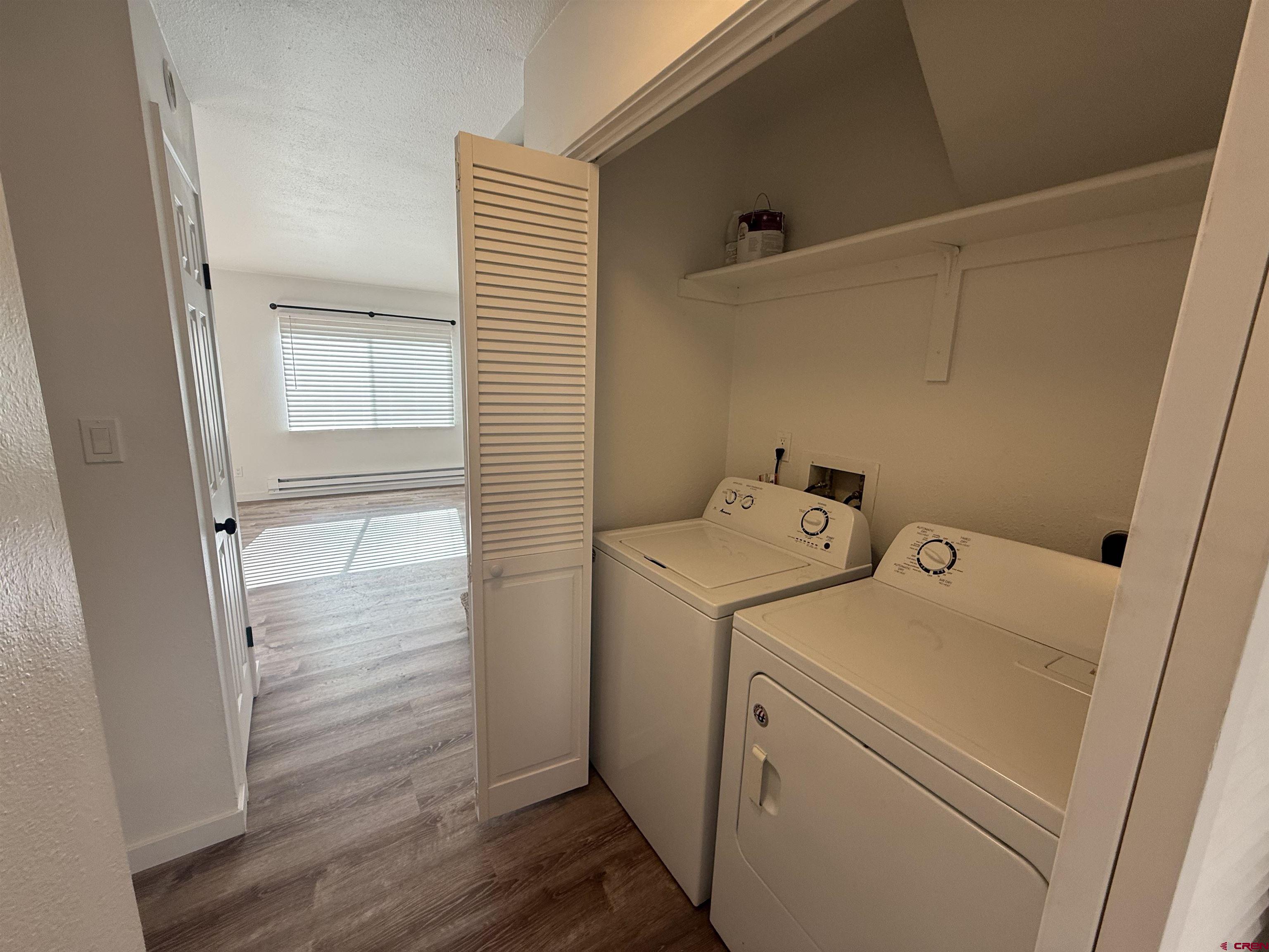 901 Florida Road, Unit 6 Durango, CO 81301 - Photo 11 of 21 a utility room with dryer and washer