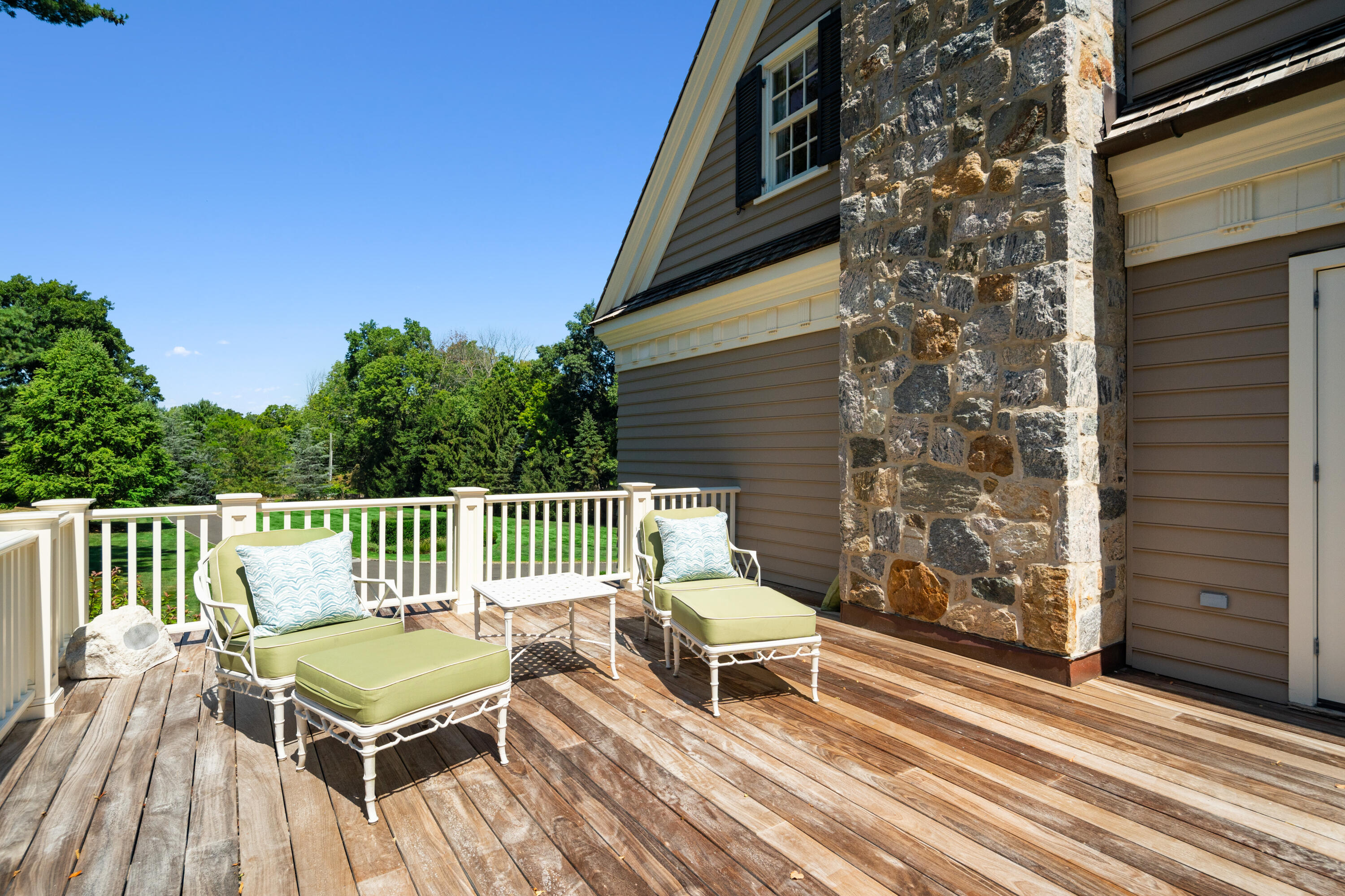 568 Frogtown Road New Canaan, CT 06840 - Photo 28 of 40 Primary Bedroom Balcony