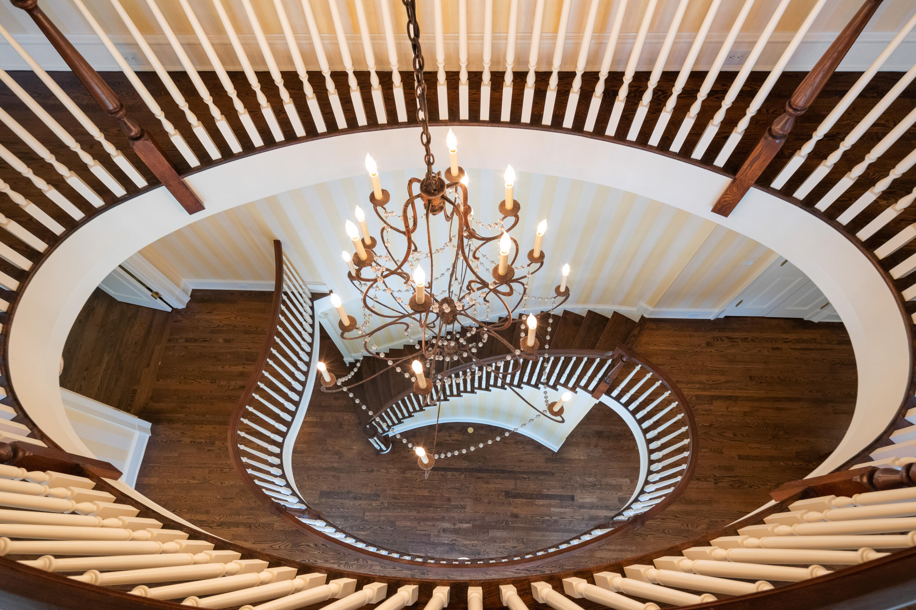 568 Frogtown Road New Canaan, CT 06840 - Photo 39 of 40 Third Floor Elliptical Staircase view
