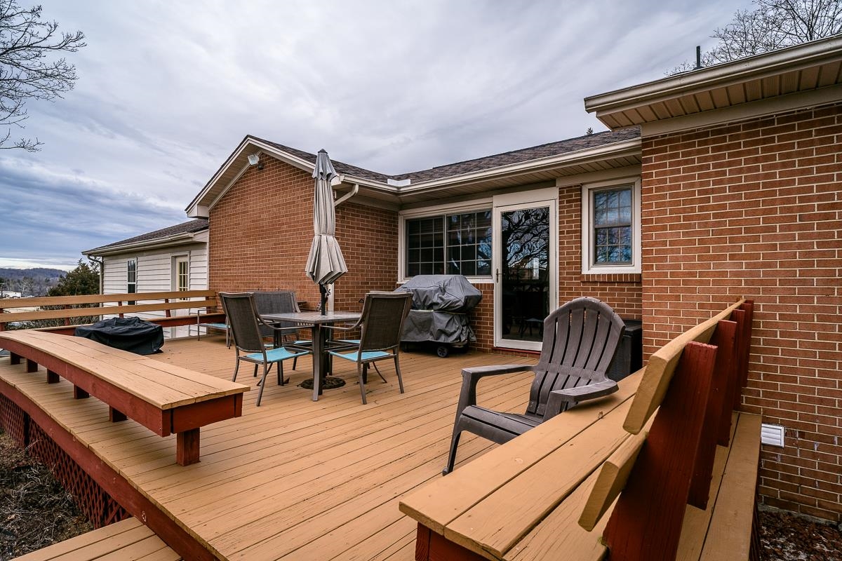 2769 Airport Road Bridgewater, VA 22812 - Photo 69 of 70 a view of a roof deck with table and chairs