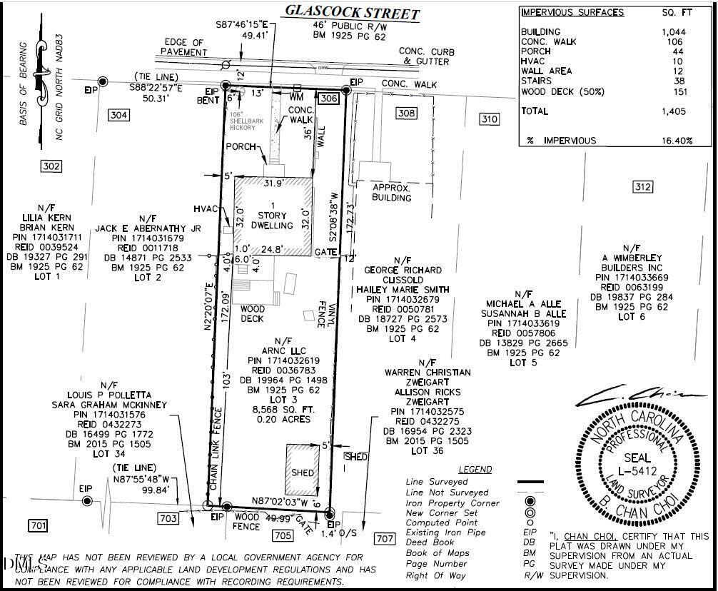 306 Glascock Street Raleigh, NC 27604 - Photo 2 of 5 Capture Survey