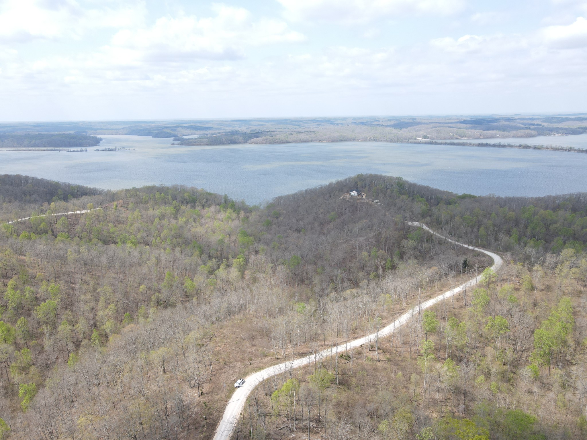 a view of an ocean and beach
