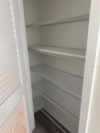 a view of a glass door