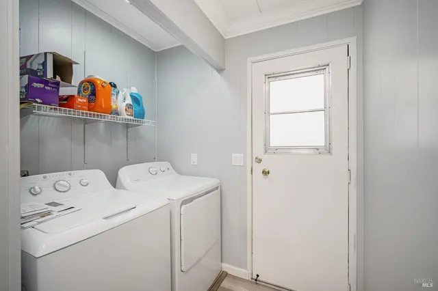 a house view with a garden space