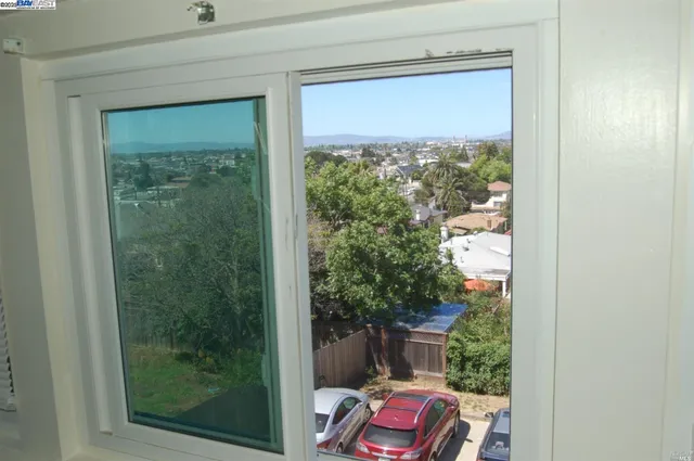 a room with furniture and a window