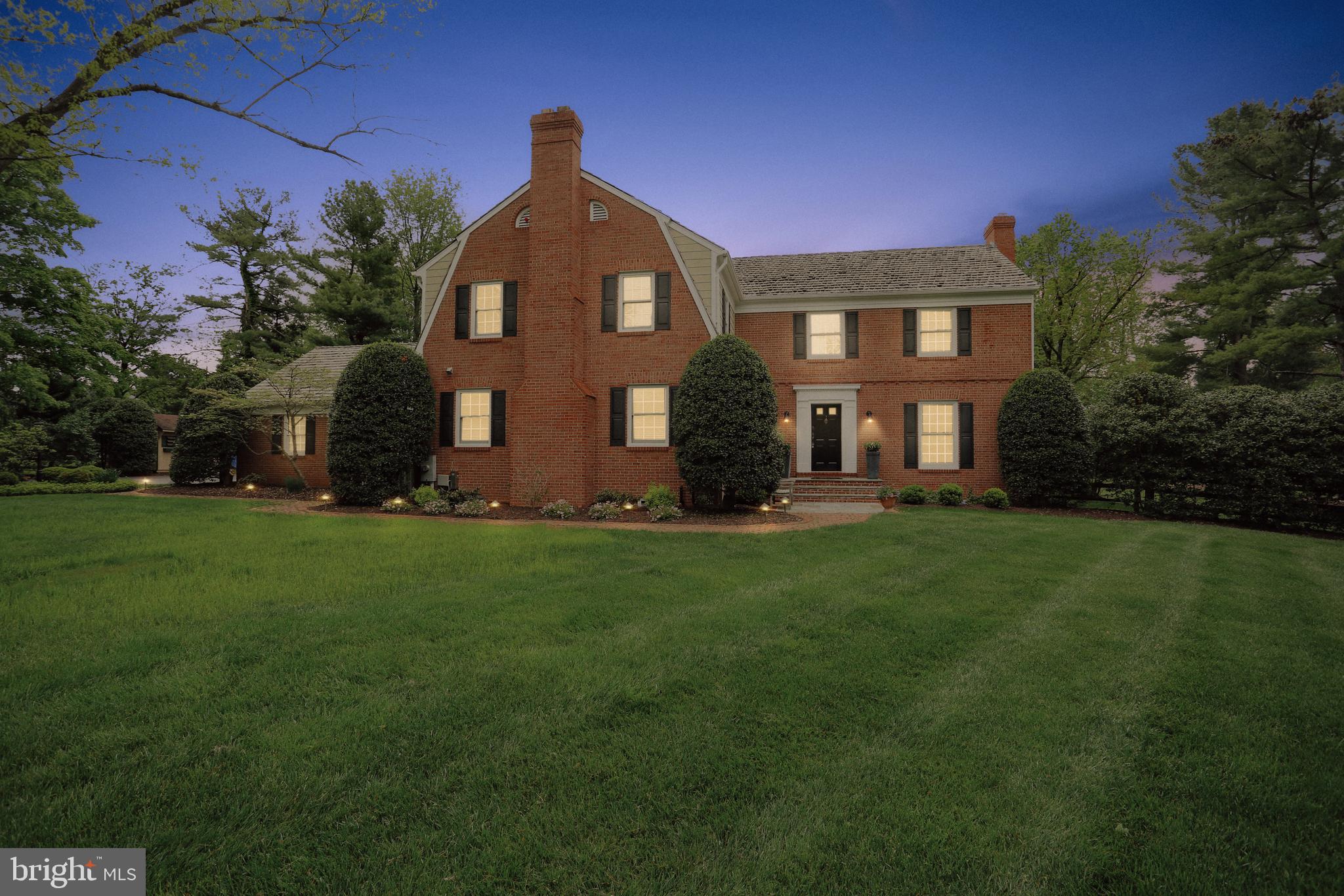 12308 Beall Spring Road Potomac, MD 20854 - Photo 2 of 25 Twilight photo/front