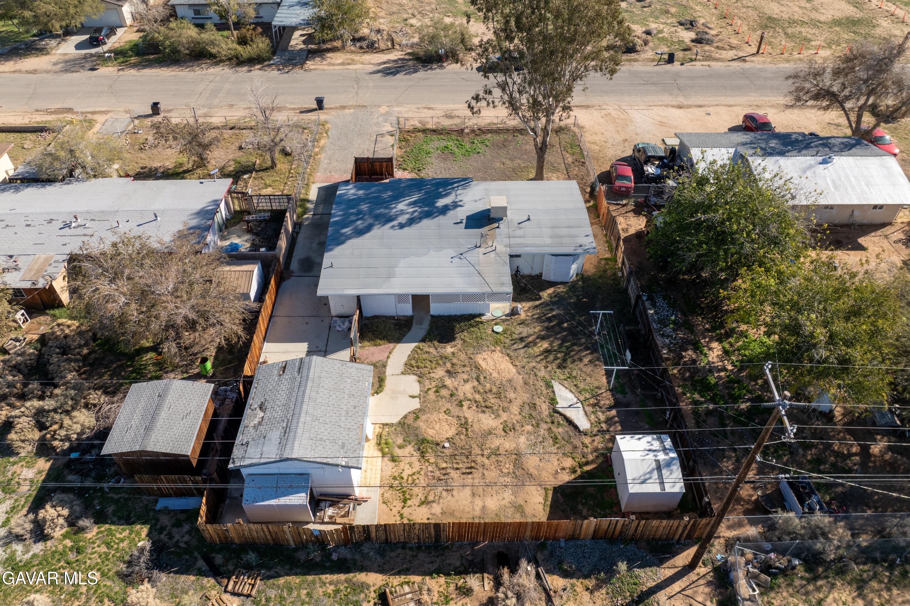 13445 Fran Street North Edwards, CA 93523 - Photo 23 of 27 an aerial view of a house with a yard and lake view