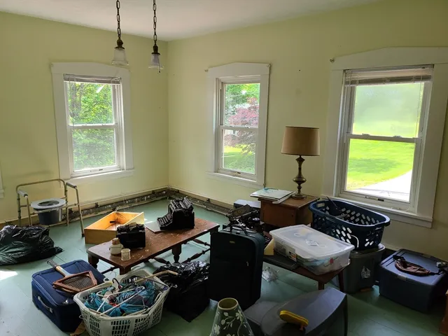 a room with storage and utility