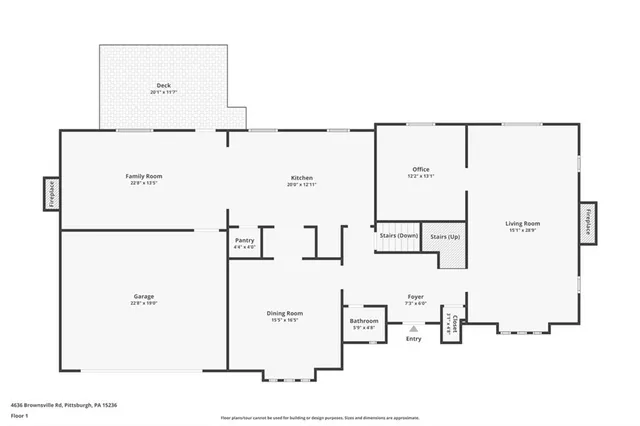 a picture of a floor plan