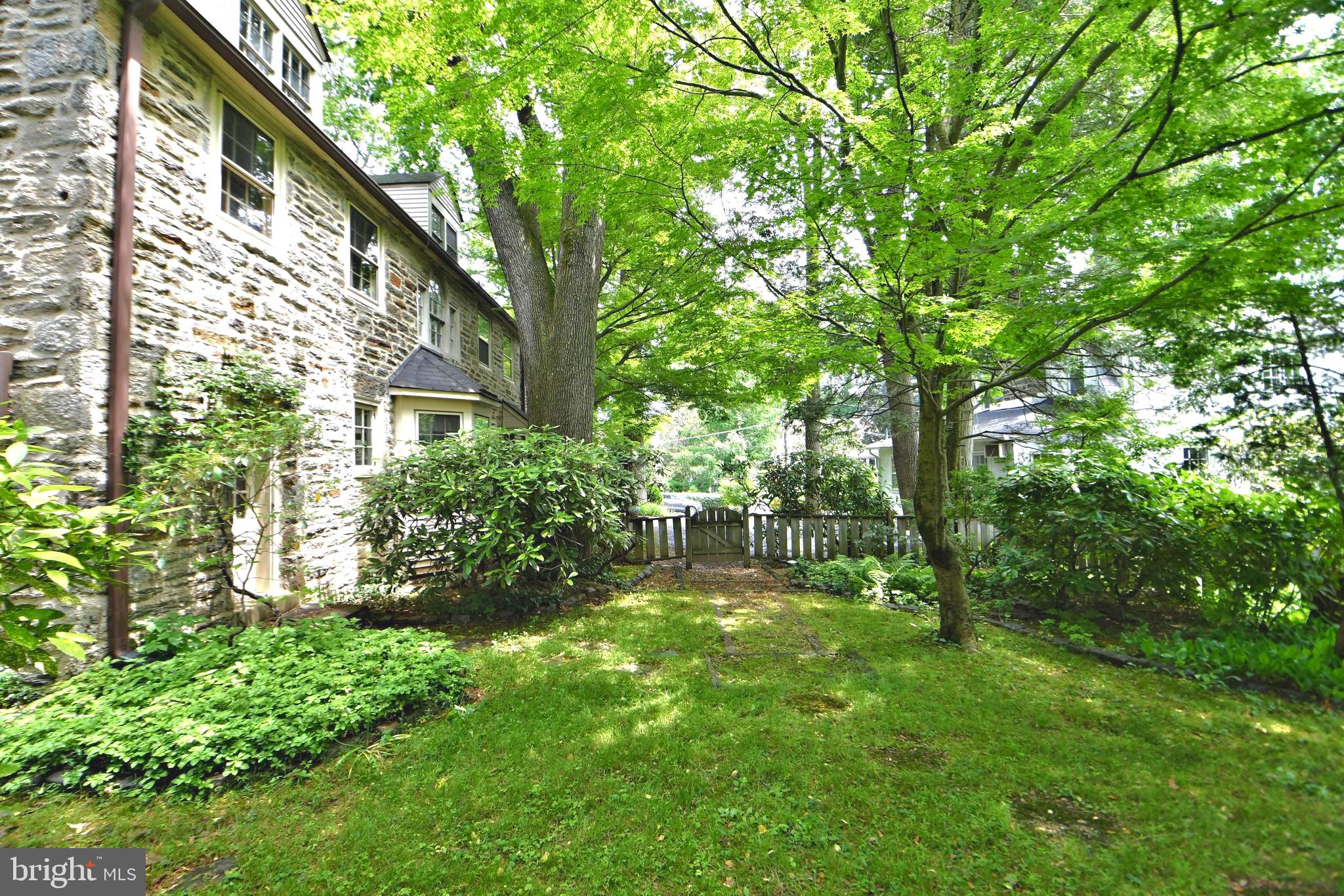 120 Hewett Road Wyncote, PA 19095 - Photo 36 of 44 a view of backyard with a garden