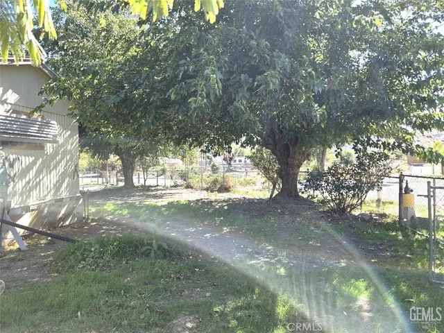 a view of yard with trees