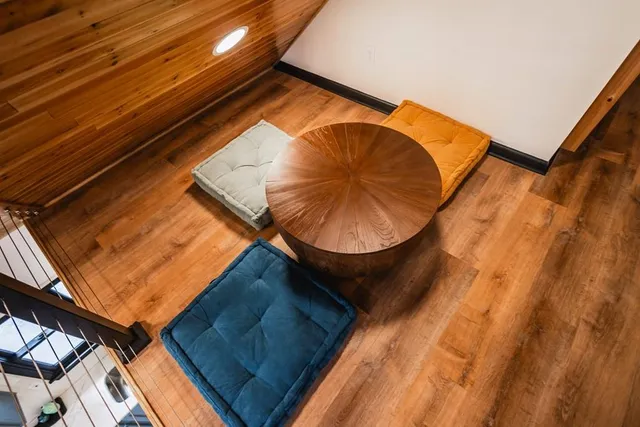 a view of a living room