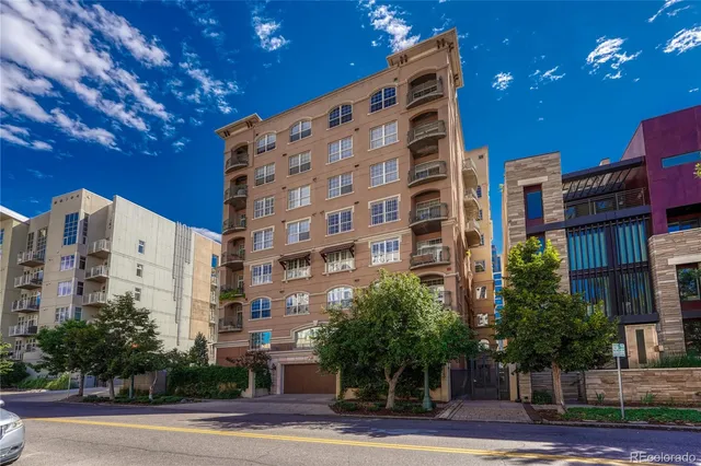 a front view of a building