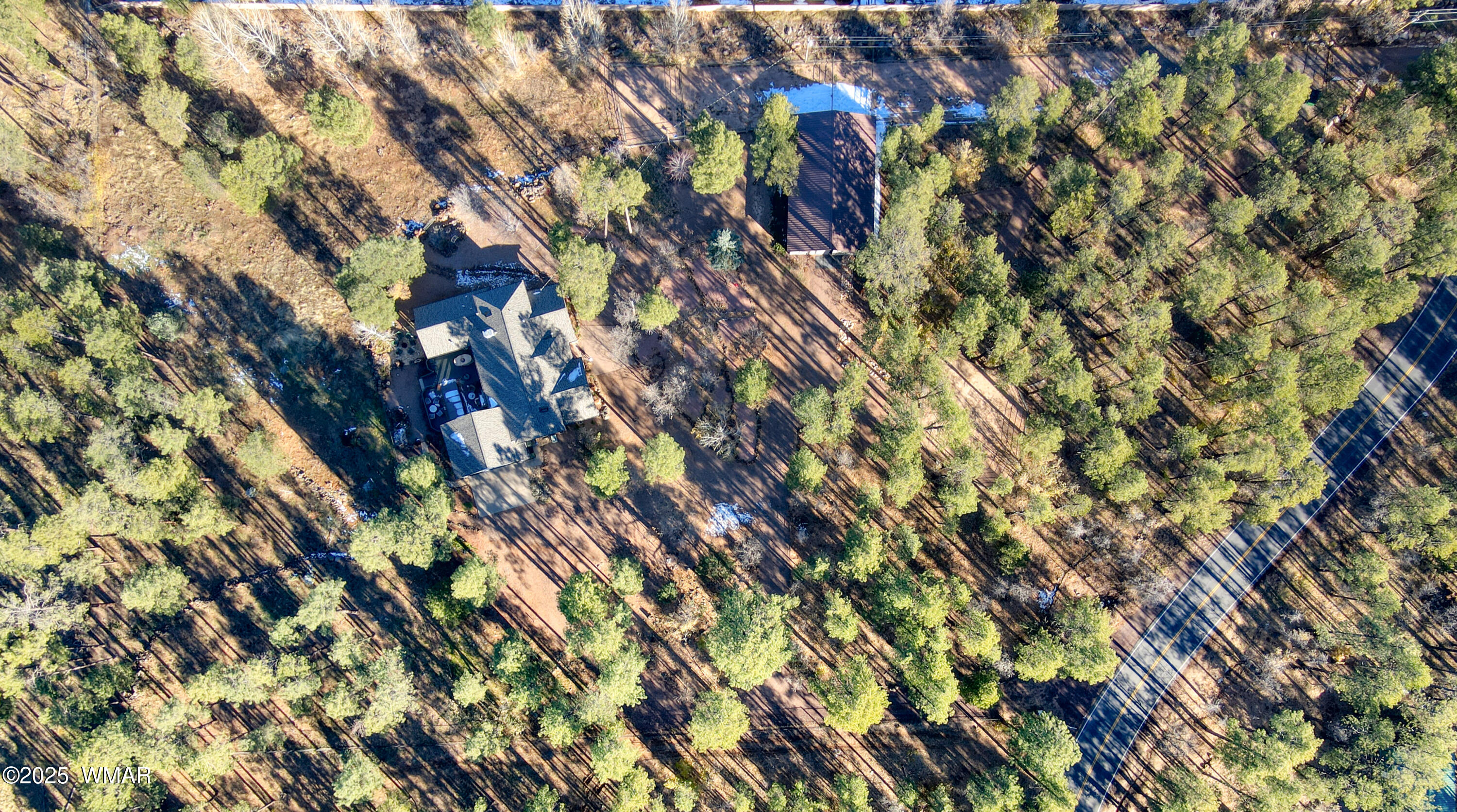 1994 Pine Lake Road Pinetop, AZ 85935 - Photo 63 of 67 Ariel View of home and barn