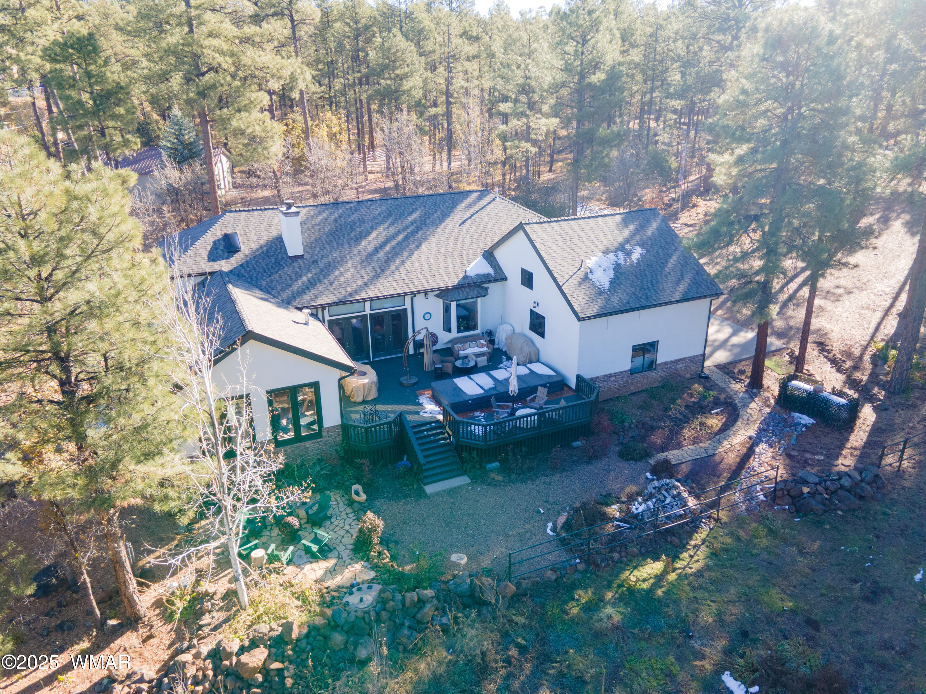 1994 Pine Lake Road Pinetop, AZ 85935 - Photo 66 of 67 Back deck with new roof