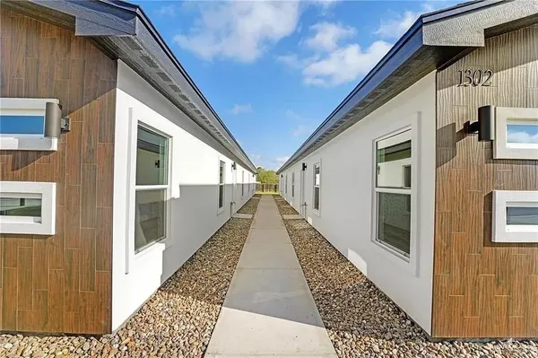 a view of a house with wooden floor