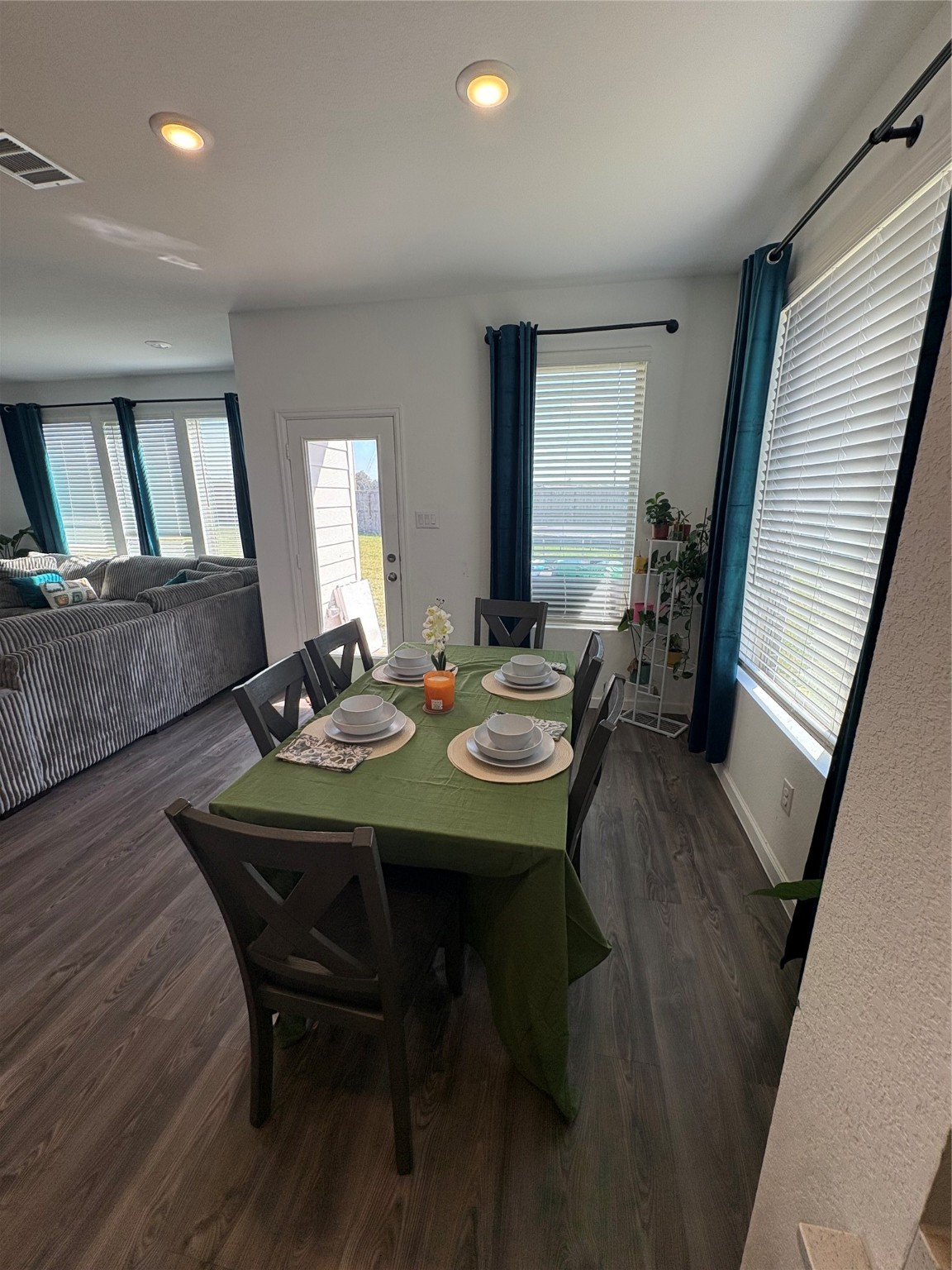 3703 Windy Brook Road Rosenberg, TX 77469 - Photo 9 of 22 a view of a a dining room with furniture window and wooden floor