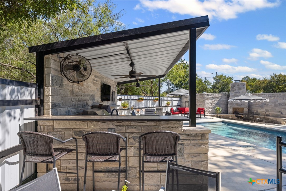 28099 Fm 2670 Killeen, TX 76549 - Photo 30 of 48 a view of a chairs and table in the patio
