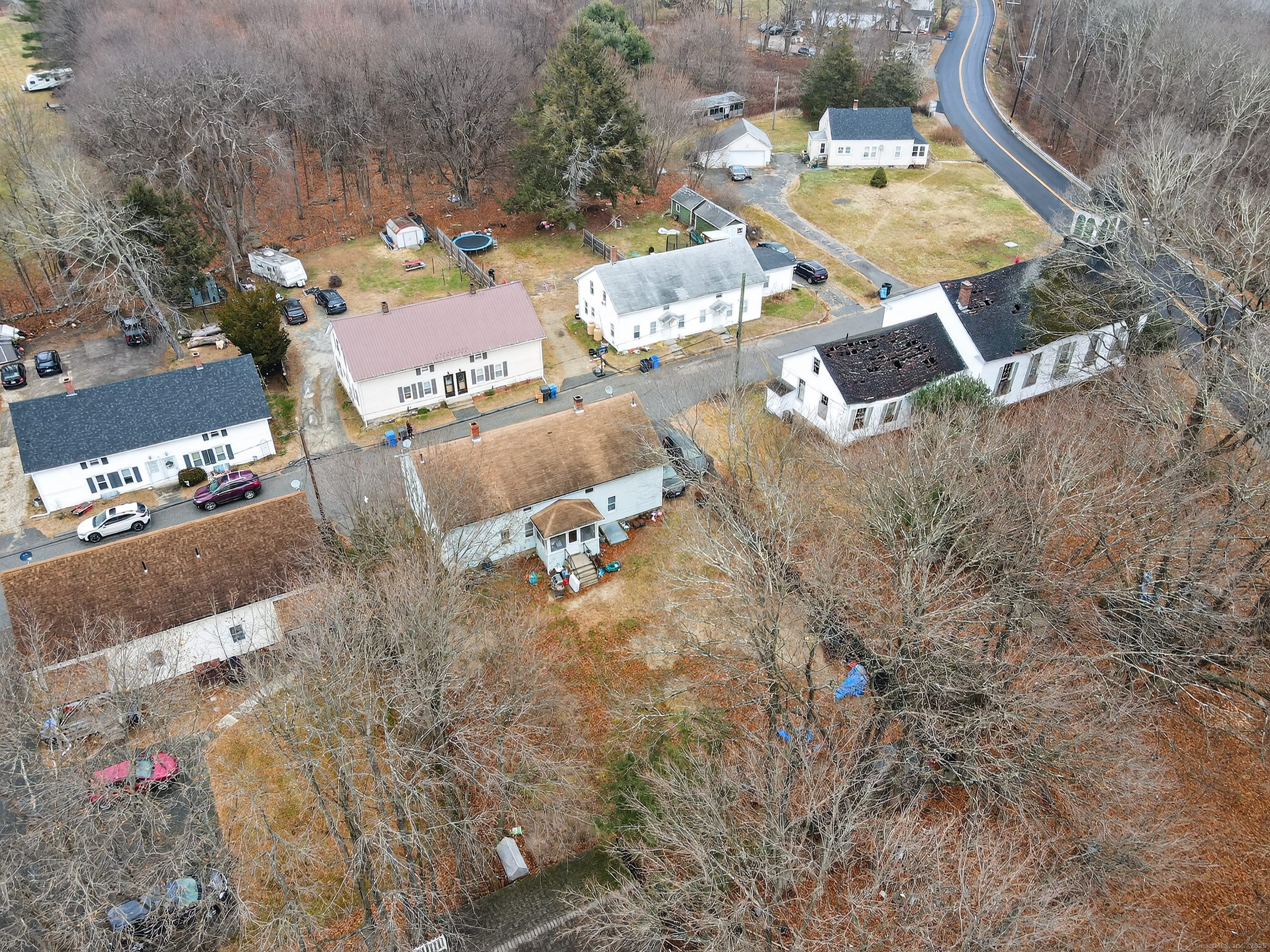 29 Church Street Killingly, CT 06241 - Photo 23 of 27 an aerial view of a house with swimming pool
