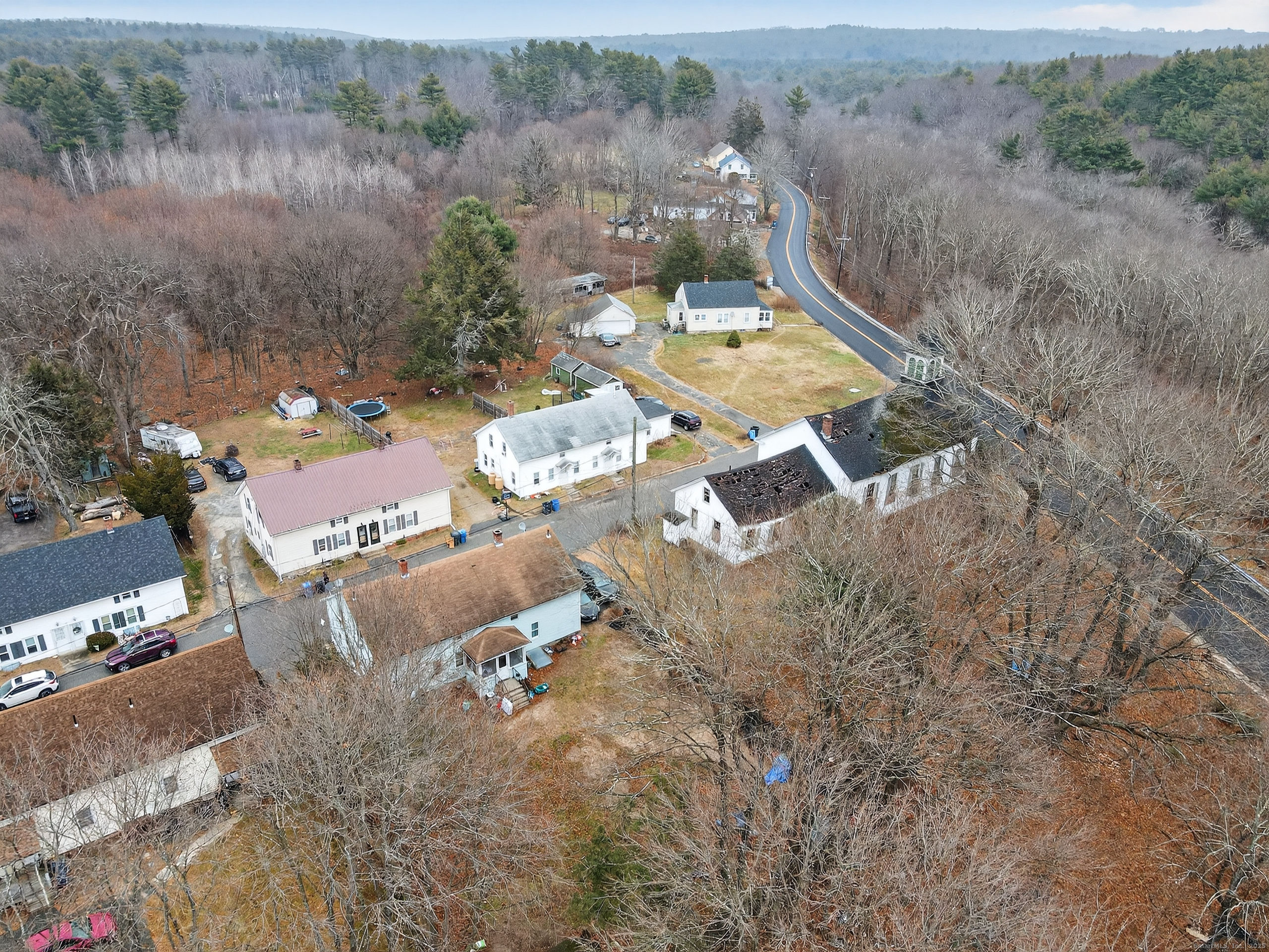 29 Church Street Killingly, CT 06241 - Photo 24 of 27 an aerial view of a house with a yard
