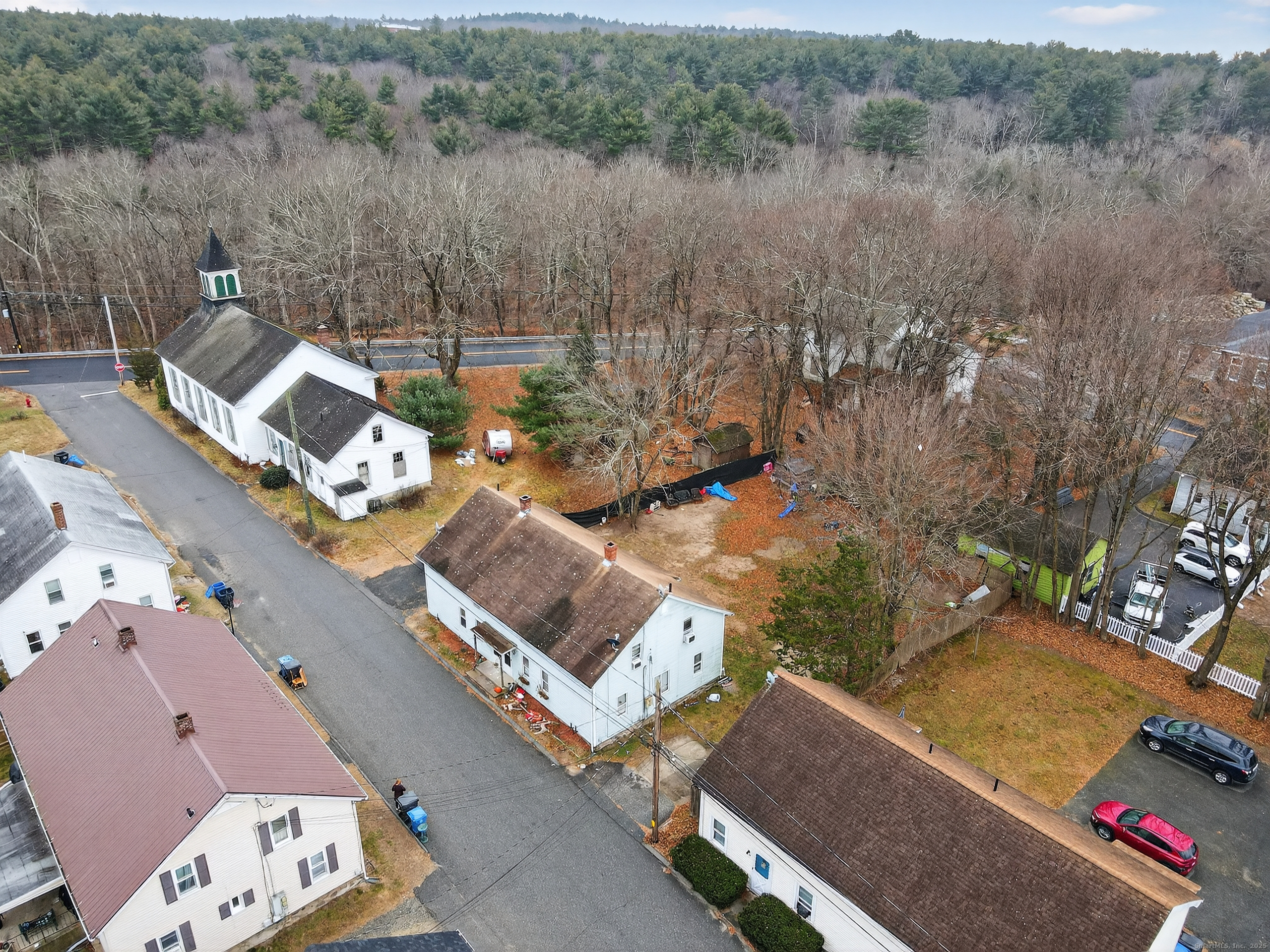 29 Church Street Killingly, CT 06241 - Photo 27 of 27 an aerial view of a house with a yard
