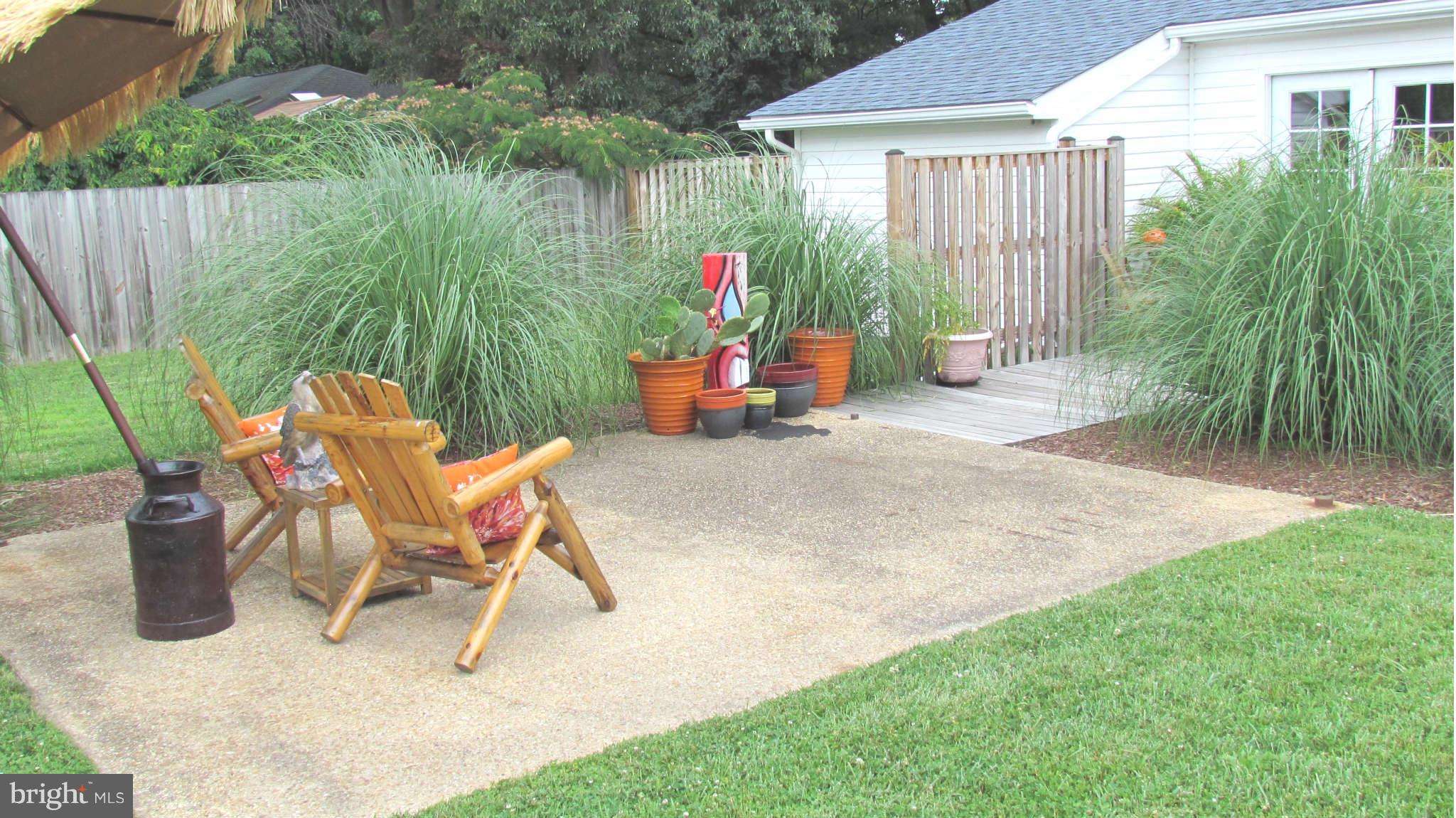 7864 Elizabeth Road Pasadena, MD 21122 - Photo 27 of 30 Privacy and Relaxation on the Back Patio