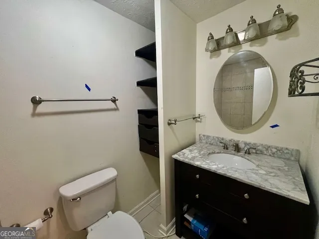 a view of a room with a window