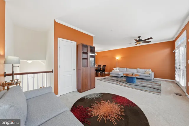 a view of a livingroom with furniture