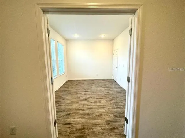 a view of empty room