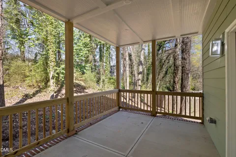 a view of a porch
