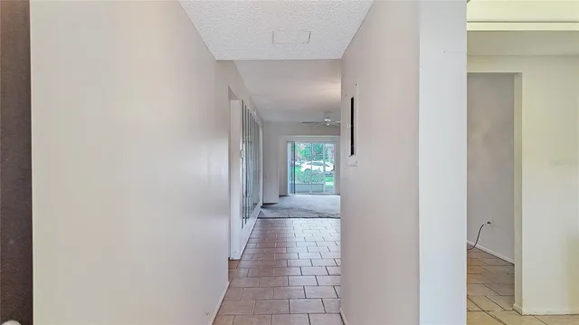 a bathroom with a mirror and a shower