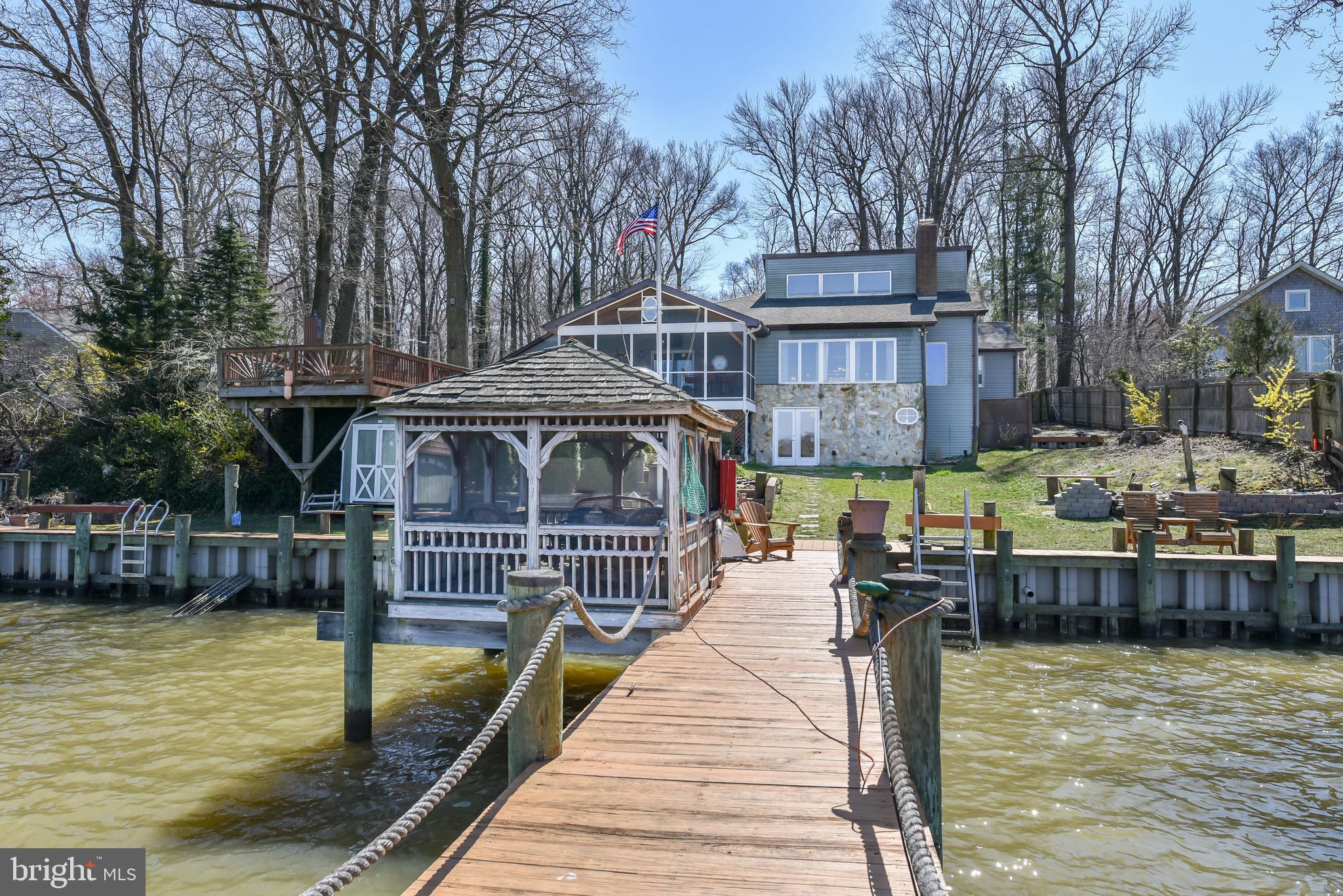 79 Knollwood Road Elkton, MD 21921 - Photo 1 of 40 12 X 10 treated gazebo on pier-newer vinyl seawall