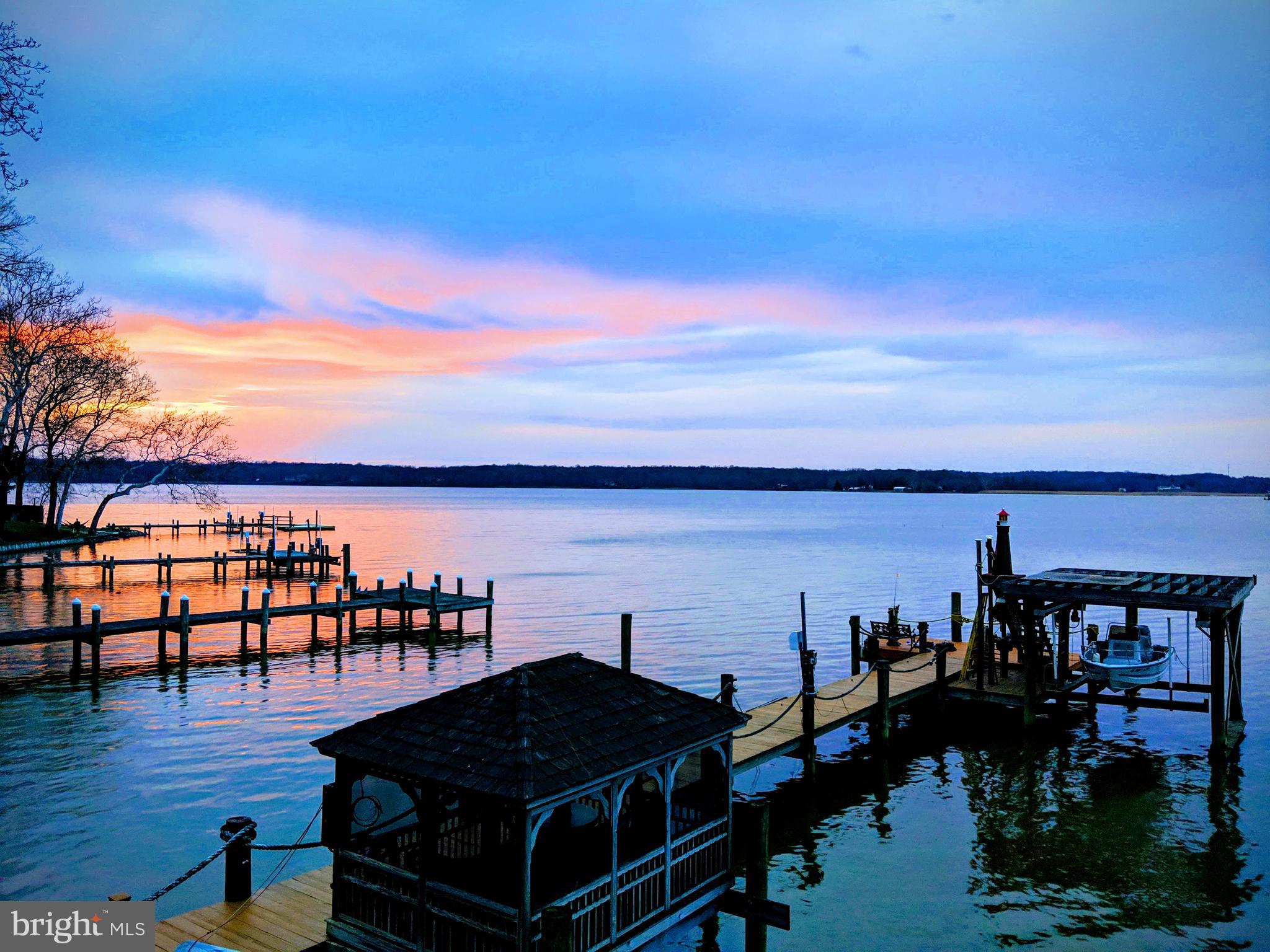 79 Knollwood Road Elkton, MD 21921 - Photo 2 of 40 From your dock or screened porch -view this sunset