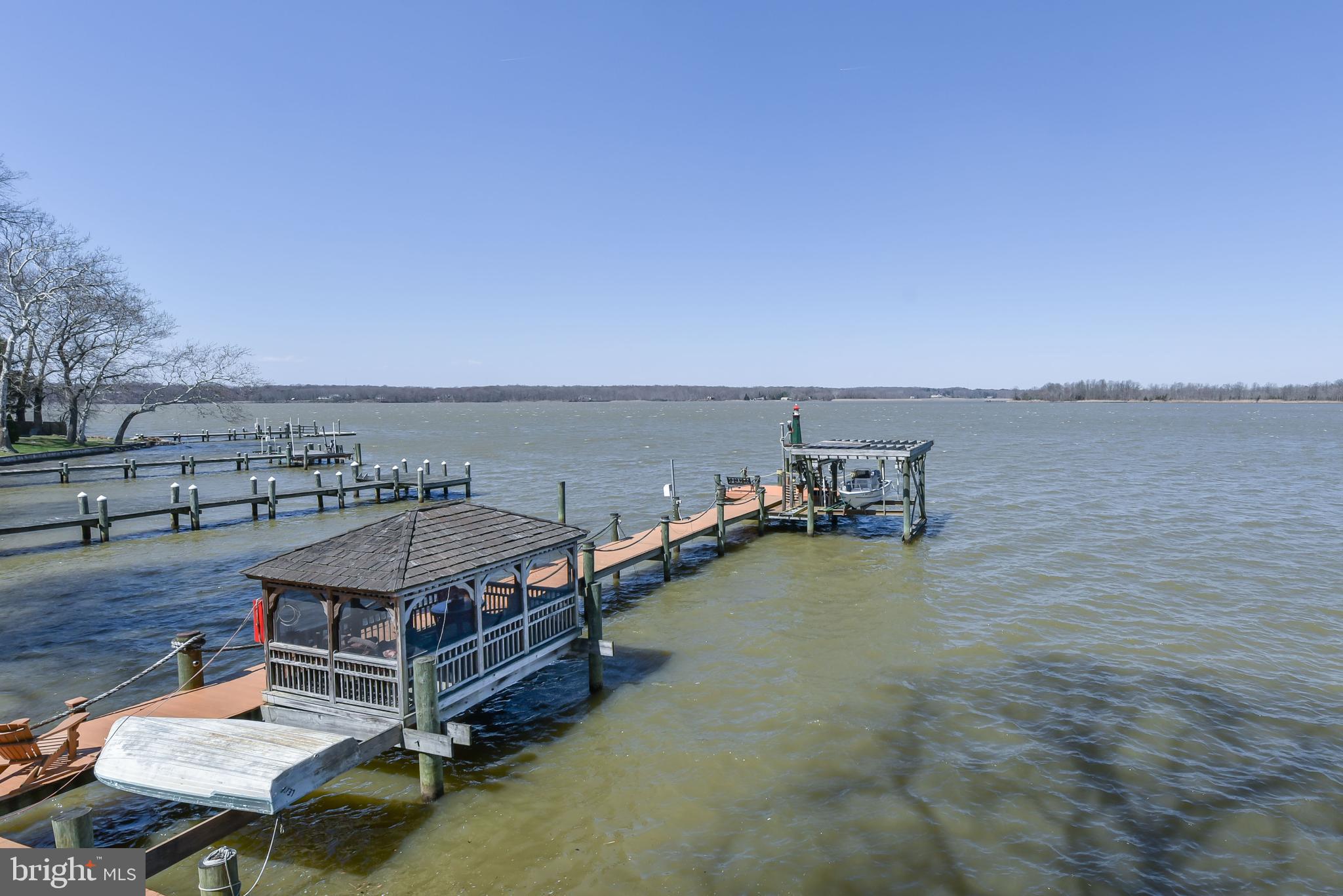 79 Knollwood Road Elkton, MD 21921 - Photo 5 of 40 Sitting area at the end of the dock-two boat lifts