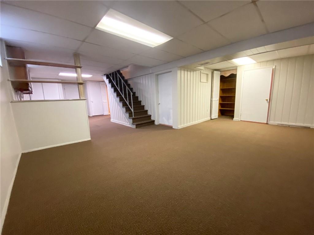 151 Thorne Road Washington, PA 15301 - Photo 22 of 25 a view of an empty room with closet and stairs
