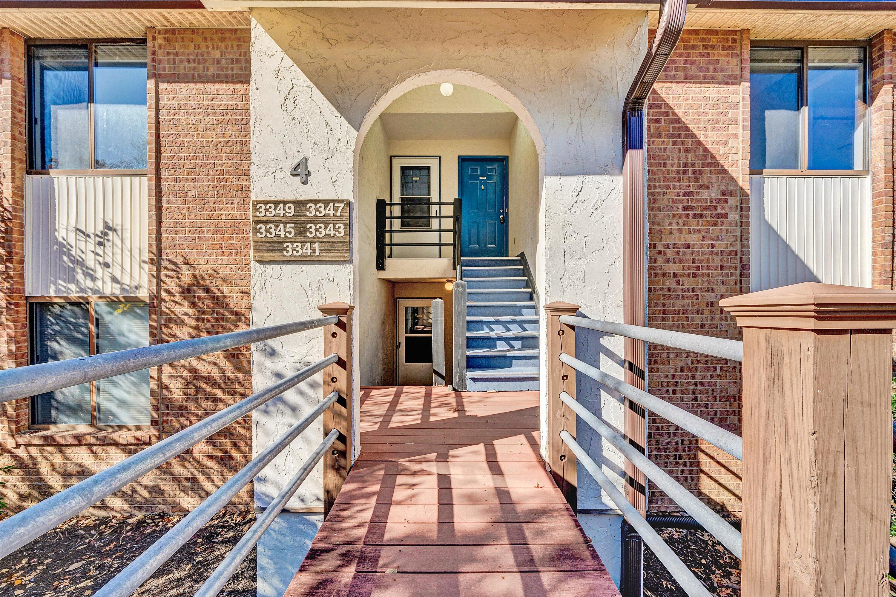 a view of an entryway with staircase