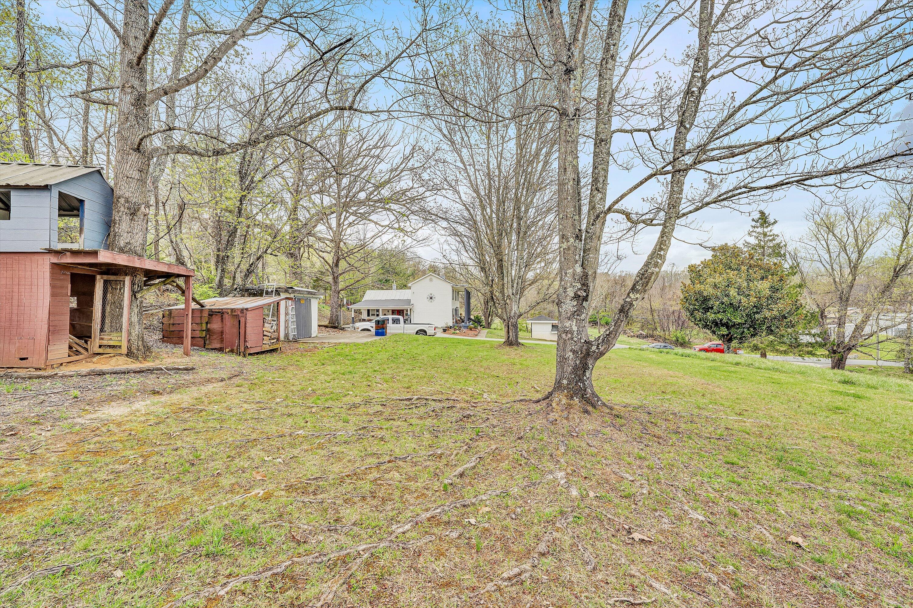 2238 Houston Mines Road Troutville, VA 24175 - Photo 32 of 36 a view of a house with basketball court
