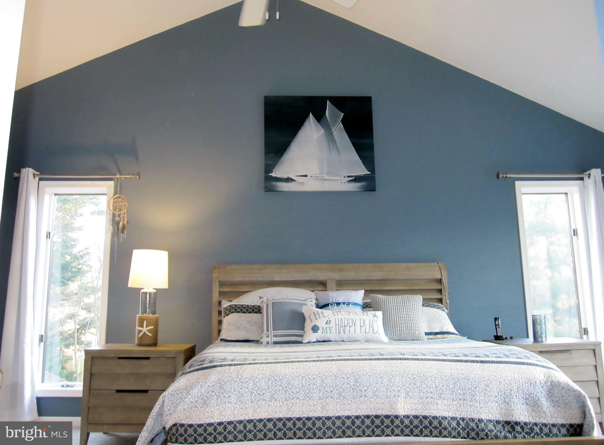 565 Laurel Court Riva, MD 21140 - Photo 37 of 55 Master Bedroom with Vaulted Ceiling