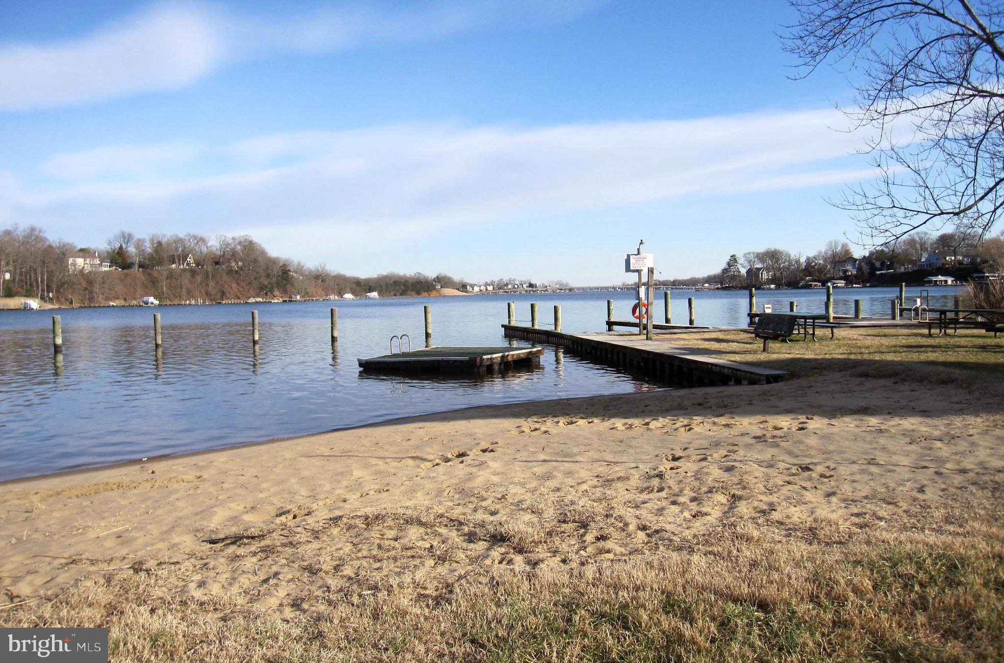 565 Laurel Court Riva, MD 21140 - Photo 6 of 55 Community beach with Raft & Picnic areas